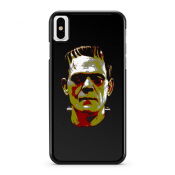 Frankenstein Face Halloween Horror Movie iPhone X Case iPhone XS Case iPhone XR Case iPhone XS Max Case