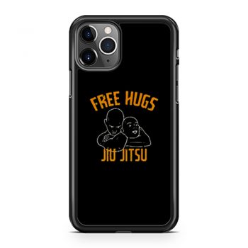 Free Hugs Jiu Jitsu Funny Fighter Martial Arts Vintage iPhone 11 Case iPhone 11 Pro Case iPhone 11 Pro Max Case