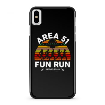 Fun Run Area 51 iPhone X Case iPhone XS Case iPhone XR Case iPhone XS Max Case