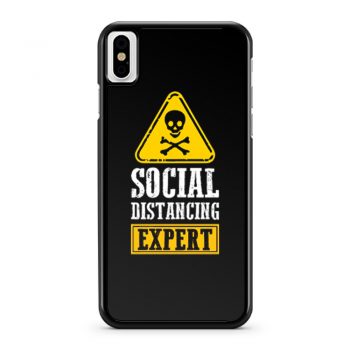 Funny Social Distancing Expert iPhone X Case iPhone XS Case iPhone XR Case iPhone XS Max Case
