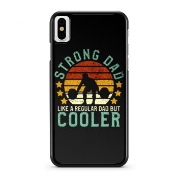Funny Vintage Strength Training Fathers iPhone X Case iPhone XS Case iPhone XR Case iPhone XS Max Case