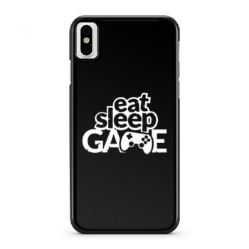 Gaming Hoody Boys Girls Kids Childs Eat Sleep Game iPhone X Case iPhone XS Case iPhone XR Case iPhone XS Max Case