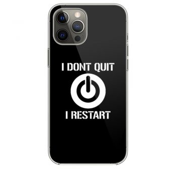 Gaming Hoody Boys Girls Kids Childs I Dont Quit I Restart iPhone 12 Case iPhone 12 Pro Case iPhone 12 Mini iPhone 12 Pro Max Case