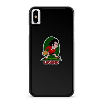 Gareth Edwards Wales Rugby Legend iPhone X Case iPhone XS Case iPhone XR Case iPhone XS Max Case