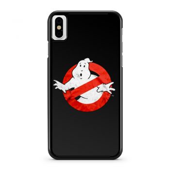 Ghostbusters Distressed Logo vintage maglia Uomo Ufficiale iPhone X Case iPhone XS Case iPhone XR Case iPhone XS Max Case