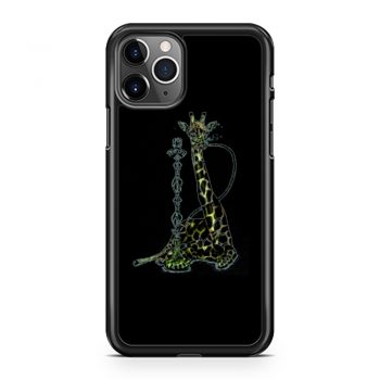 Giraffe with Hookah iPhone 11 Case iPhone 11 Pro Case iPhone 11 Pro Max Case