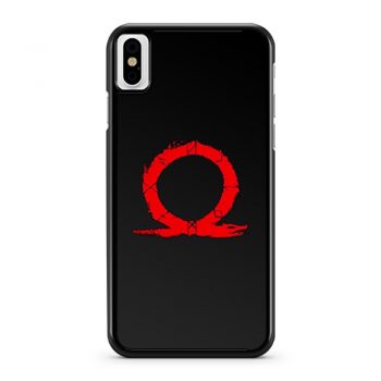 God of war omega and runes iPhone X Case iPhone XS Case iPhone XR Case iPhone XS Max Case