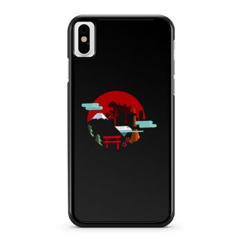 Godzilla The View Of The City iPhone X Case iPhone XS Case iPhone XR Case iPhone XS Max Case