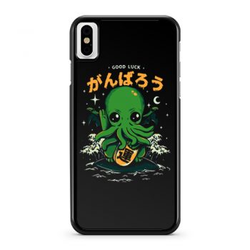 Good Luck Cthulhu Japan iPhone X Case iPhone XS Case iPhone XR Case iPhone XS Max Case
