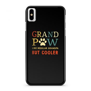 Grand Pow Like Regular Grandpa But Cooler iPhone X Case iPhone XS Case iPhone XR Case iPhone XS Max Case