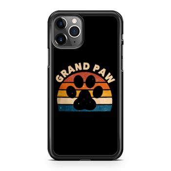Grandpa Paw Pet Animal Lover iPhone 11 Case iPhone 11 Pro Case iPhone 11 Pro Max Case