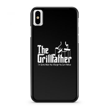 Grillfather Funny Fathers Day Bbq Barbecue Grill Dad Grandpa iPhone X Case iPhone XS Case iPhone XR Case iPhone XS Max Case