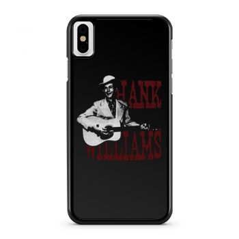 HANK WILLIAMS country western iPhone X Case iPhone XS Case iPhone XR Case iPhone XS Max Case