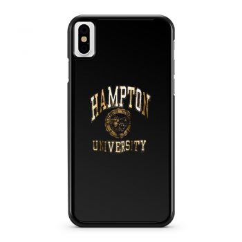 Hampton University iPhone X Case iPhone XS Case iPhone XR Case iPhone XS Max Case
