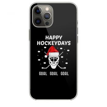 Happy Hockeydays Christmas Hockey iPhone 12 Case iPhone 12 Pro Case iPhone 12 Mini iPhone 12 Pro Max Case