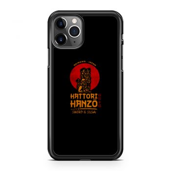 Hattori Hanzo Okinawa Sword And Sushi iPhone 11 Case iPhone 11 Pro Case iPhone 11 Pro Max Case
