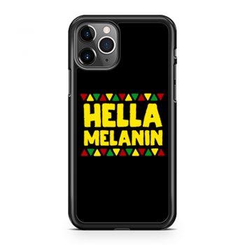 Hella Melanin Black Lives Matter Pride iPhone 11 Case iPhone 11 Pro Case iPhone 11 Pro Max Case