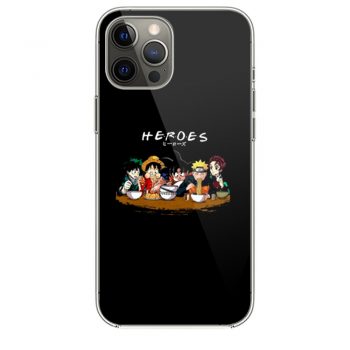 Heroes Anime Manga Goku Luffy Naruto Deku Tanjirou iPhone 12 Case iPhone 12 Pro Case iPhone 12 Mini iPhone 12 Pro Max Case