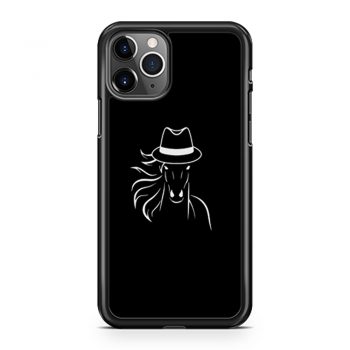 Horse With Fedora Hat iPhone 11 Case iPhone 11 Pro Case iPhone 11 Pro Max Case