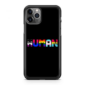 Human Lgbt Gay Pride Month Transgender Rainbow Equal iPhone 11 Case iPhone 11 Pro Case iPhone 11 Pro Max Case