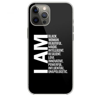 I Am Black Woman Black History Month iPhone 12 Case iPhone 12 Pro Case iPhone 12 Mini iPhone 12 Pro Max Case