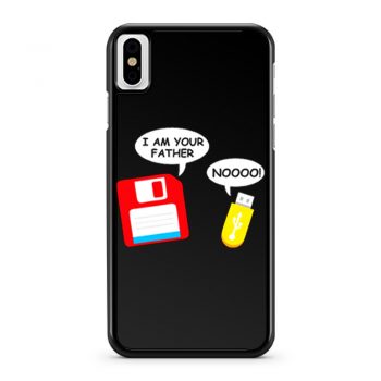 I Am Your Father Funny Computer Geek iPhone X Case iPhone XS Case iPhone XR Case iPhone XS Max Case