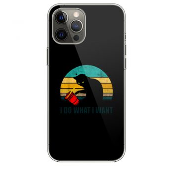 I Do What I Want Cats Vintage iPhone 12 Case iPhone 12 Pro Case iPhone 12 Mini iPhone 12 Pro Max Case