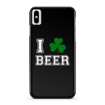 I Love Beer iPhone X Case iPhone XS Case iPhone XR Case iPhone XS Max Case