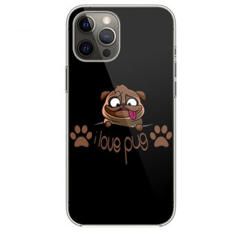 I Love Pug Dogie Lover iPhone 12 Case iPhone 12 Pro Case iPhone 12 Mini iPhone 12 Pro Max Case