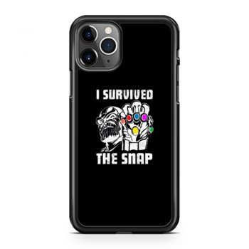 I Survive The Snap iPhone 11 Case iPhone 11 Pro Case iPhone 11 Pro Max Case