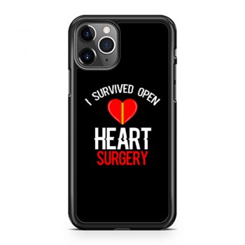 I Survived Open Heart Surgery Men Women iPhone 11 Case iPhone 11 Pro Case iPhone 11 Pro Max Case