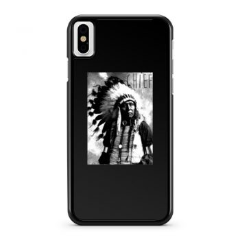 Indians Chief American Hipster iPhone X Case iPhone XS Case iPhone XR Case iPhone XS Max Case