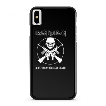 Iron Maiden A Matter of Life and Death iPhone X Case iPhone XS Case iPhone XR Case iPhone XS Max Case