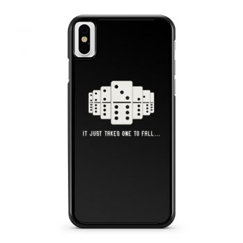 It Just Takes One To Fall Tiles Puzzler Game iPhone X Case iPhone XS Case iPhone XR Case iPhone XS Max Case