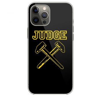 JUDGE HAMMERS BLACK HARDCORE NYC PUNK CROSSOVER THRASH iPhone 12 Case iPhone 12 Pro Case iPhone 12 Mini iPhone 12 Pro Max Case