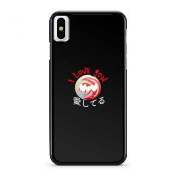 Japanese Anime Love iPhone X Case iPhone XS Case iPhone XR Case iPhone XS Max Case