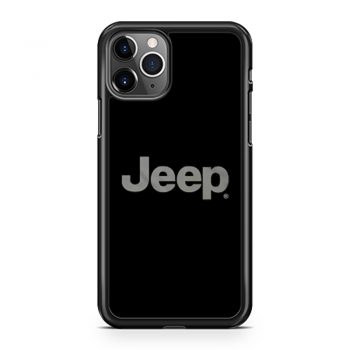 Jeep® Text Blackout iPhone 11 Case iPhone 11 Pro Case iPhone 11 Pro Max Case