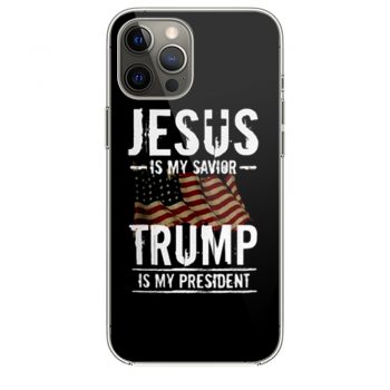 Jesus Is My Savior Trump Is My President iPhone 12 Case iPhone 12 Pro Case iPhone 12 Mini iPhone 12 Pro Max Case