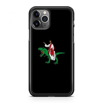 Jesus on Dinosaur iPhone 11 Case iPhone 11 Pro Case iPhone 11 Pro Max Case