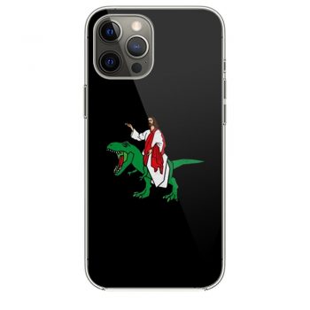 Jesus on Dinosaur iPhone 12 Case iPhone 12 Pro Case iPhone 12 Mini iPhone 12 Pro Max Case