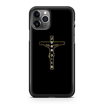 John 3 16 Jesus on the Cross iPhone 11 Case iPhone 11 Pro Case iPhone 11 Pro Max Case