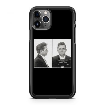 Johnny Cash Mugshot iPhone 11 Case iPhone 11 Pro Case iPhone 11 Pro Max Case