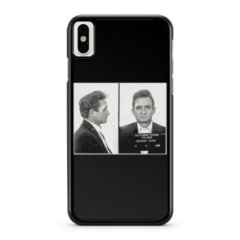 Johnny Cash Mugshot iPhone X Case iPhone XS Case iPhone XR Case iPhone XS Max Case