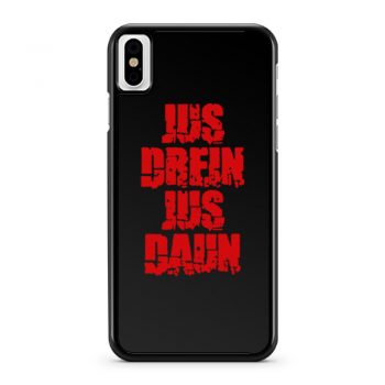 Jus Drein Jus Daun Blood Must Have Blood iPhone X Case iPhone XS Case iPhone XR Case iPhone XS Max Case
