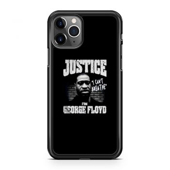 Justice George Floyd iPhone 11 Case iPhone 11 Pro Case iPhone 11 Pro Max Case