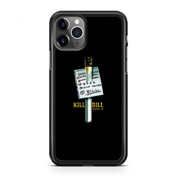KILL BILL Vol 2 iPhone 11 Case iPhone 11 Pro Case iPhone 11 Pro Max Case