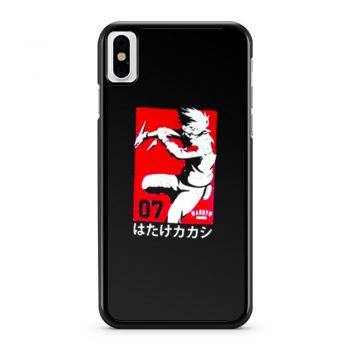 Kakashi Hatake Vintage Naruto Shippuden Anime iPhone X Case iPhone XS Case iPhone XR Case iPhone XS Max Case
