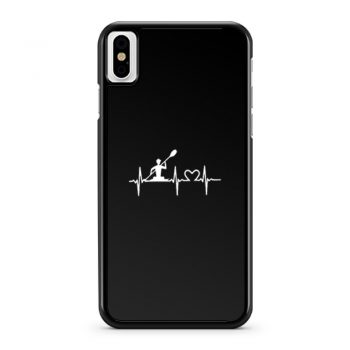 Kayaking Heartbeat iPhone X Case iPhone XS Case iPhone XR Case iPhone XS Max Case