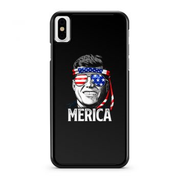 Kennedy Merica 4th of July iPhone X Case iPhone XS Case iPhone XR Case iPhone XS Max Case