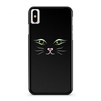 Kitty Face Cat iPhone X Case iPhone XS Case iPhone XR Case iPhone XS Max Case